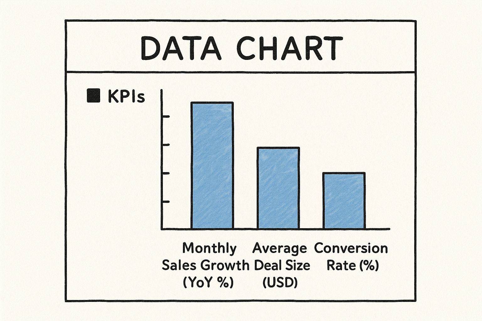 Infographic about evaluating sales performance