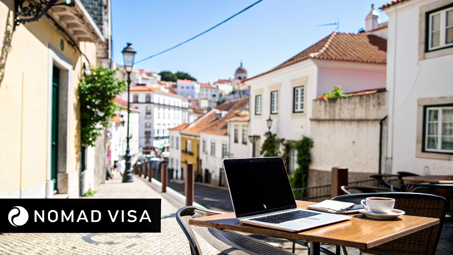 Infographic showing key data about Portugal as a premier destination for remote workers