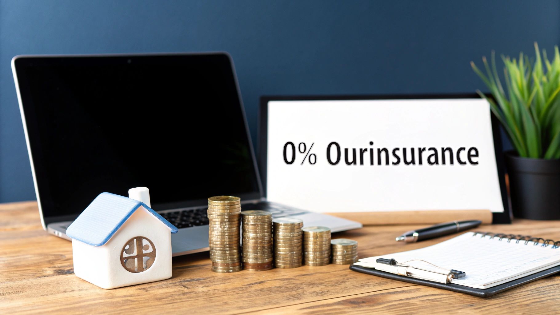 A magnifying glass examining the details of a health insurance document.