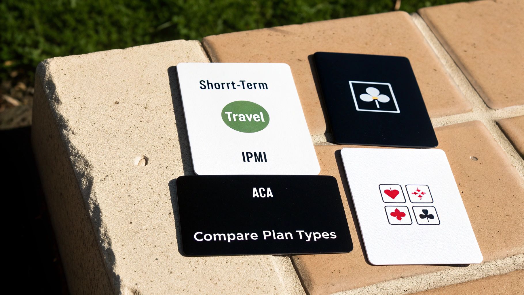 A professional setting with documents and a pen, symbolizing the process of choosing a health insurance plan.