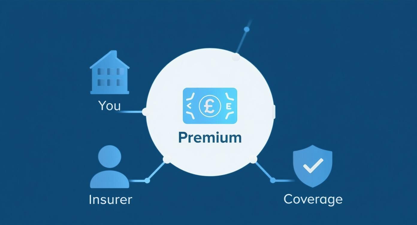Infographic about what is a premium in insurance