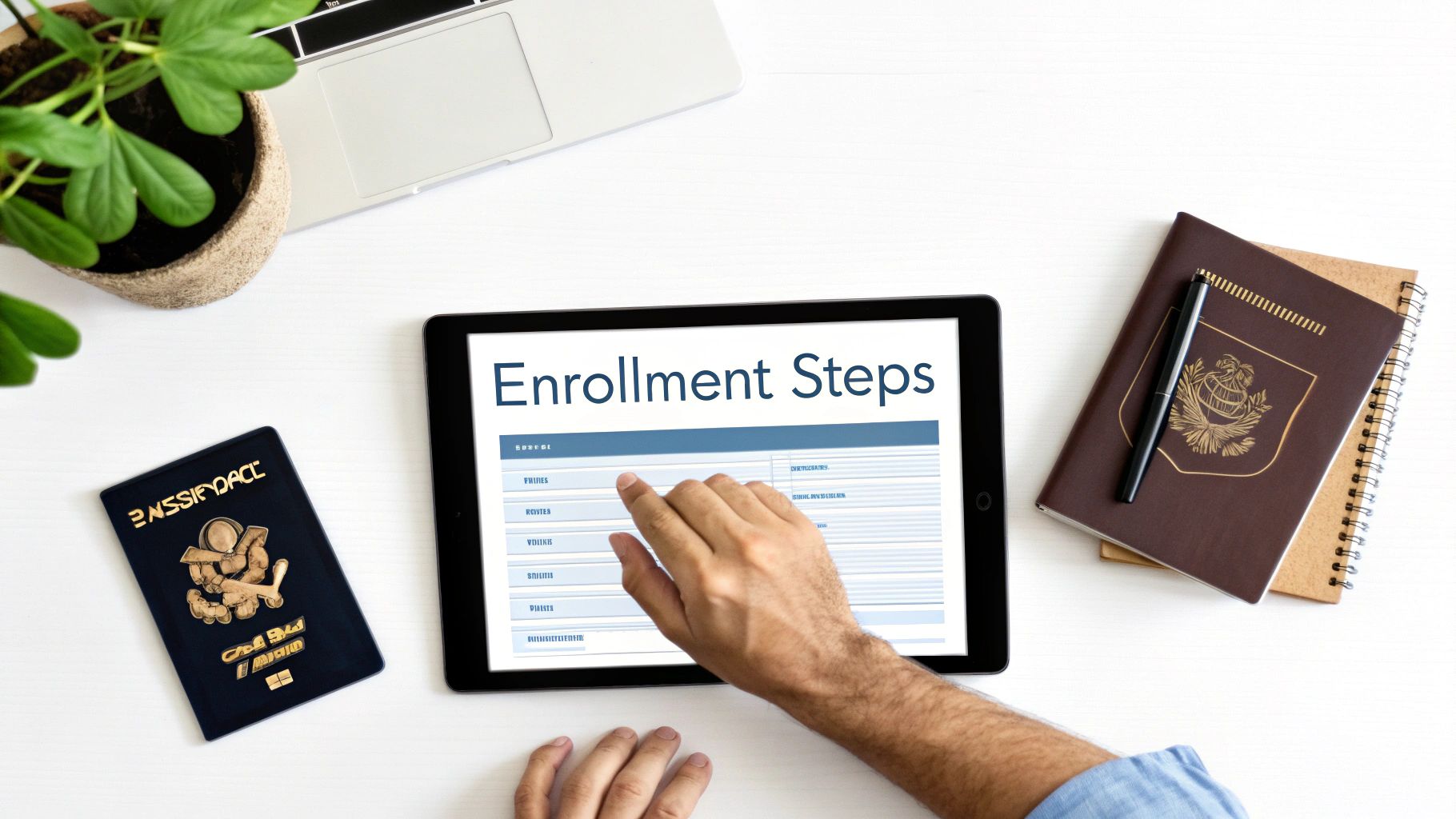 A person signing insurance documents, symbolizing the final step in securing health coverage.