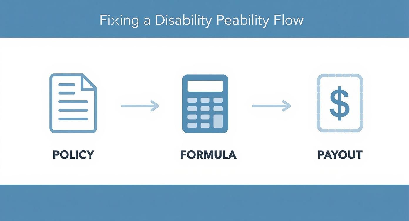 Infographic about short term disability calculator