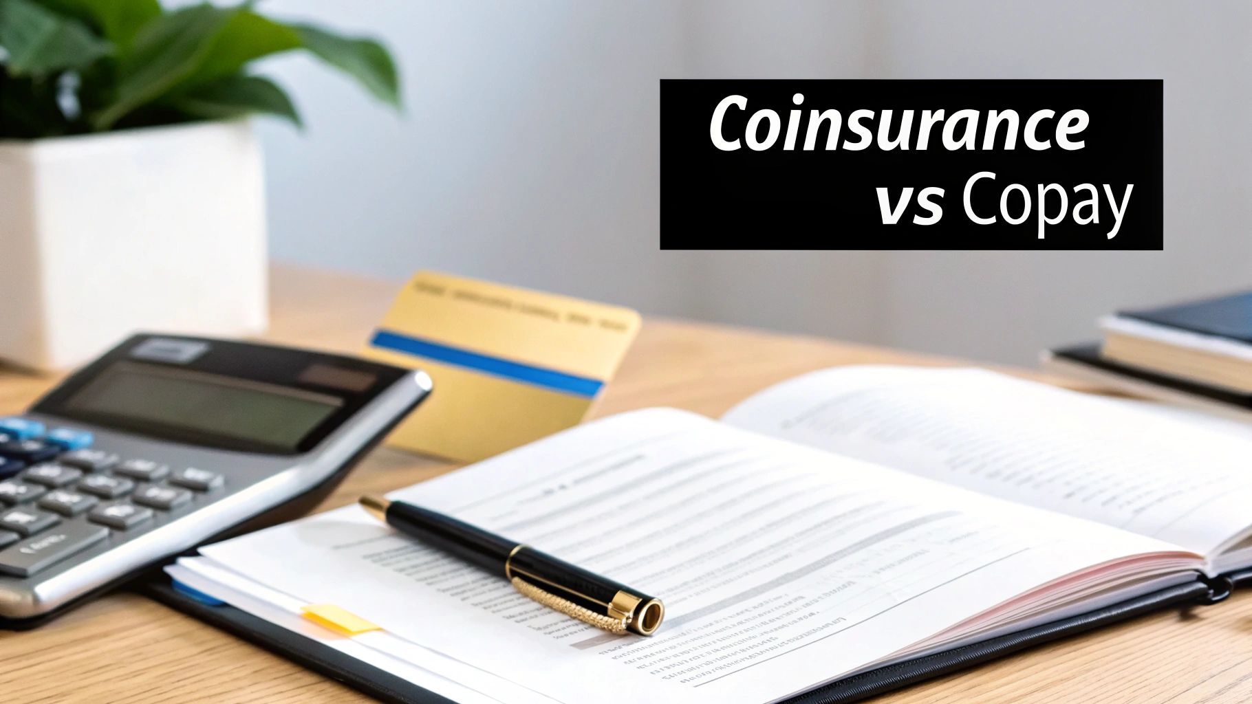 A professional couple reviewing health insurance documents on a tablet, looking in control and confident.