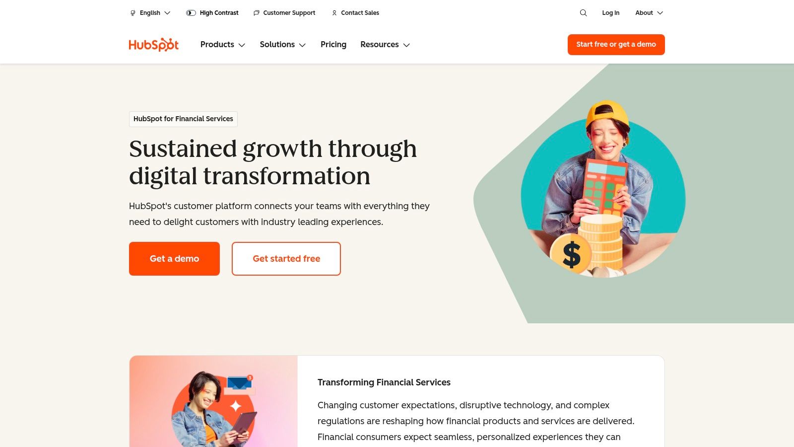 HubSpot for Financial Services