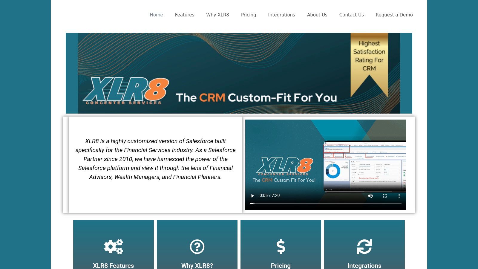 XLR8 CRM (by Concenter) on Salesforce
