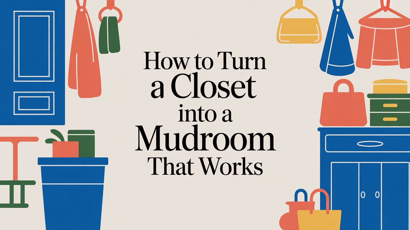 How to Turn a Closet Into a Mudroom That Works