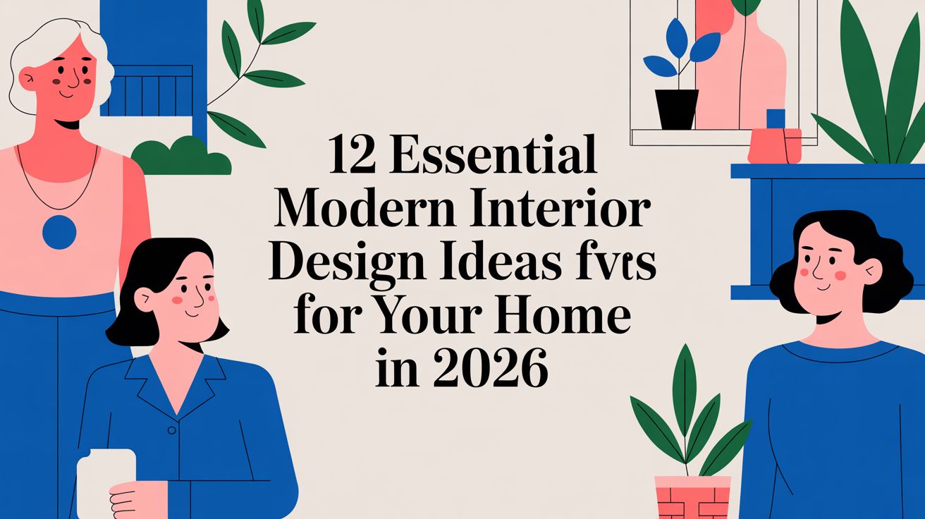 12 Essential Modern Interior Design Ideas for Your Home in 2026