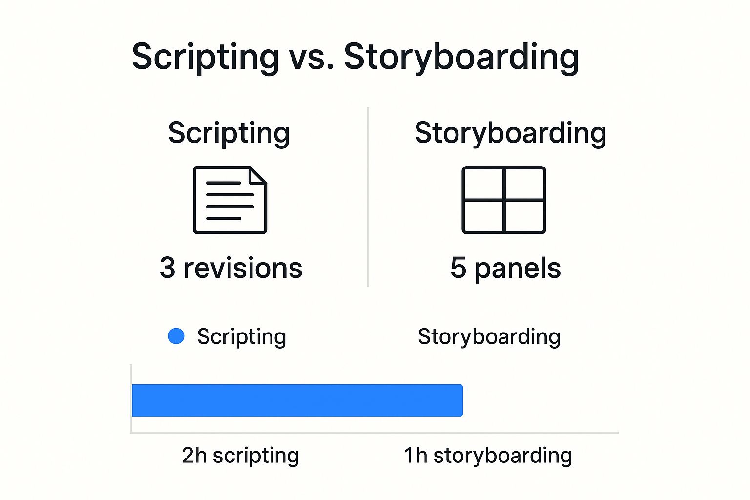 Infographic about how to create short videos