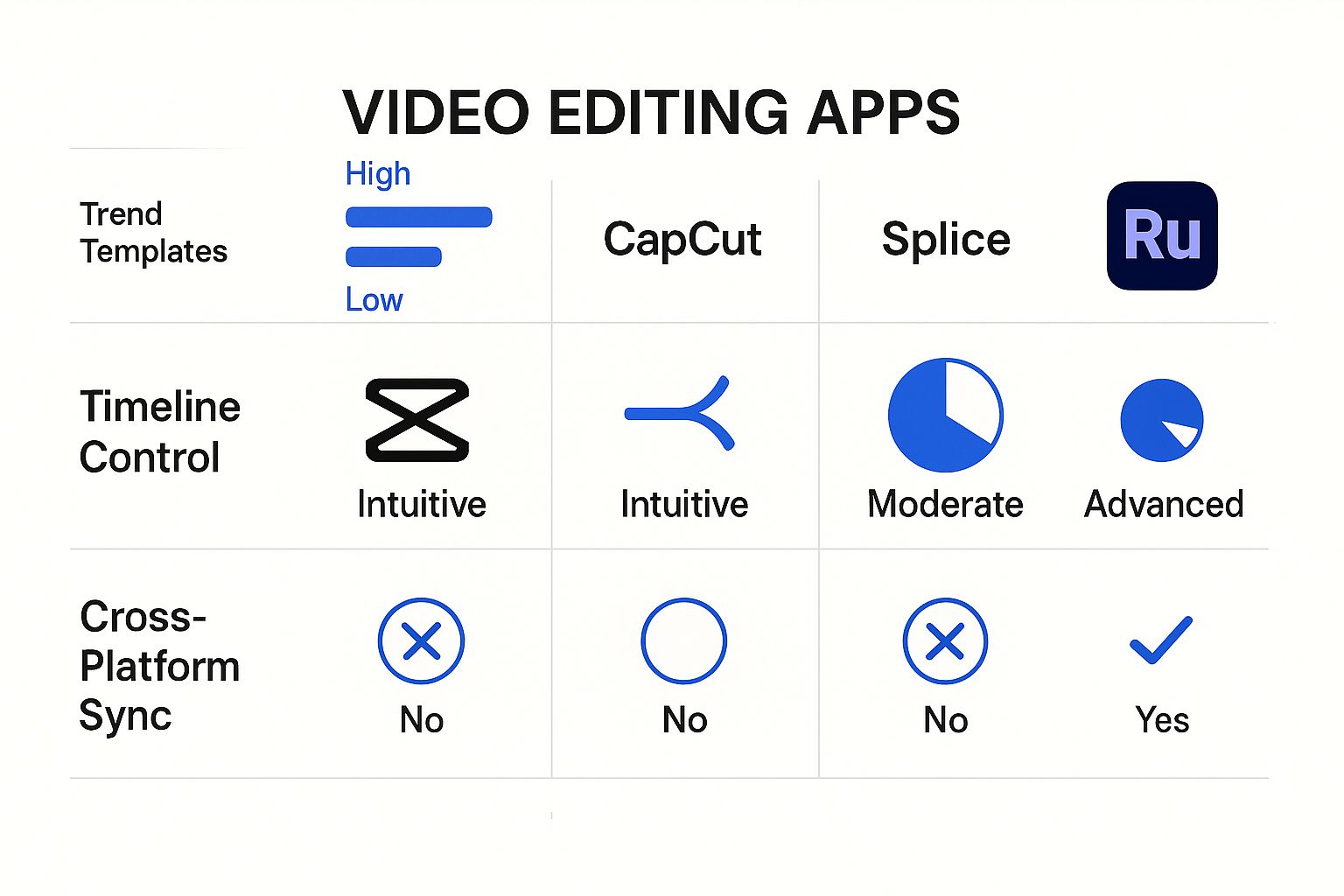 Infographic about how to edit tiktoks