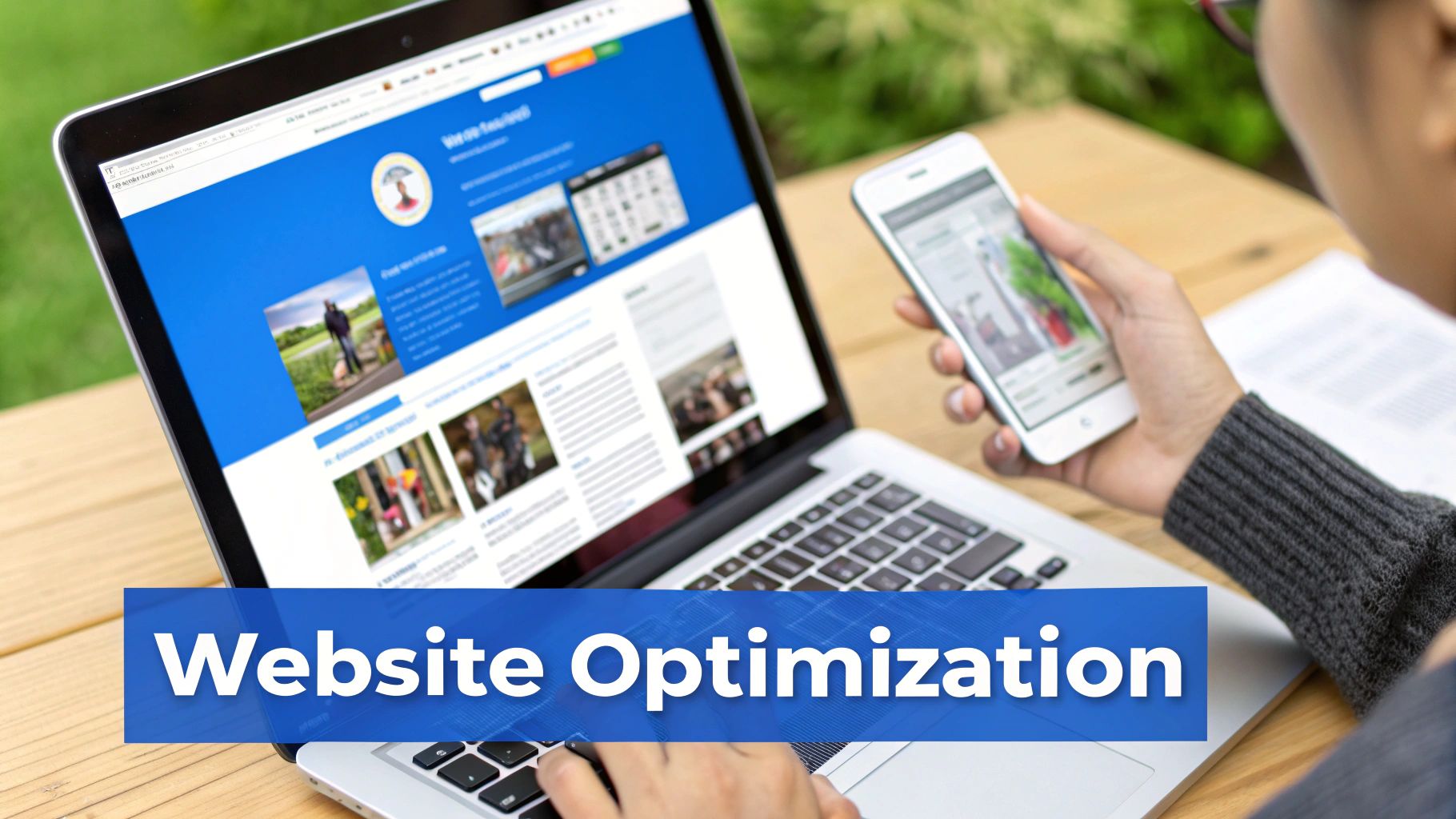 Product page on a tablet showing high-quality images and clear calls-to-action