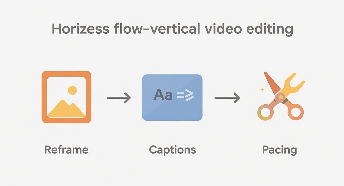 Infographic about create youtube shorts from existing video