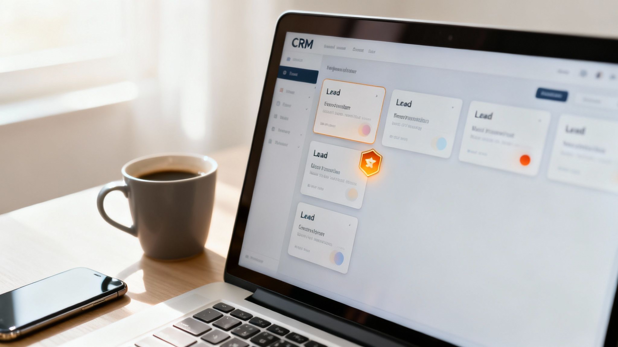 A futuristic dashboard showing customer data and AI-driven insights, representing how AI helps dealerships pinpoint hot leads.