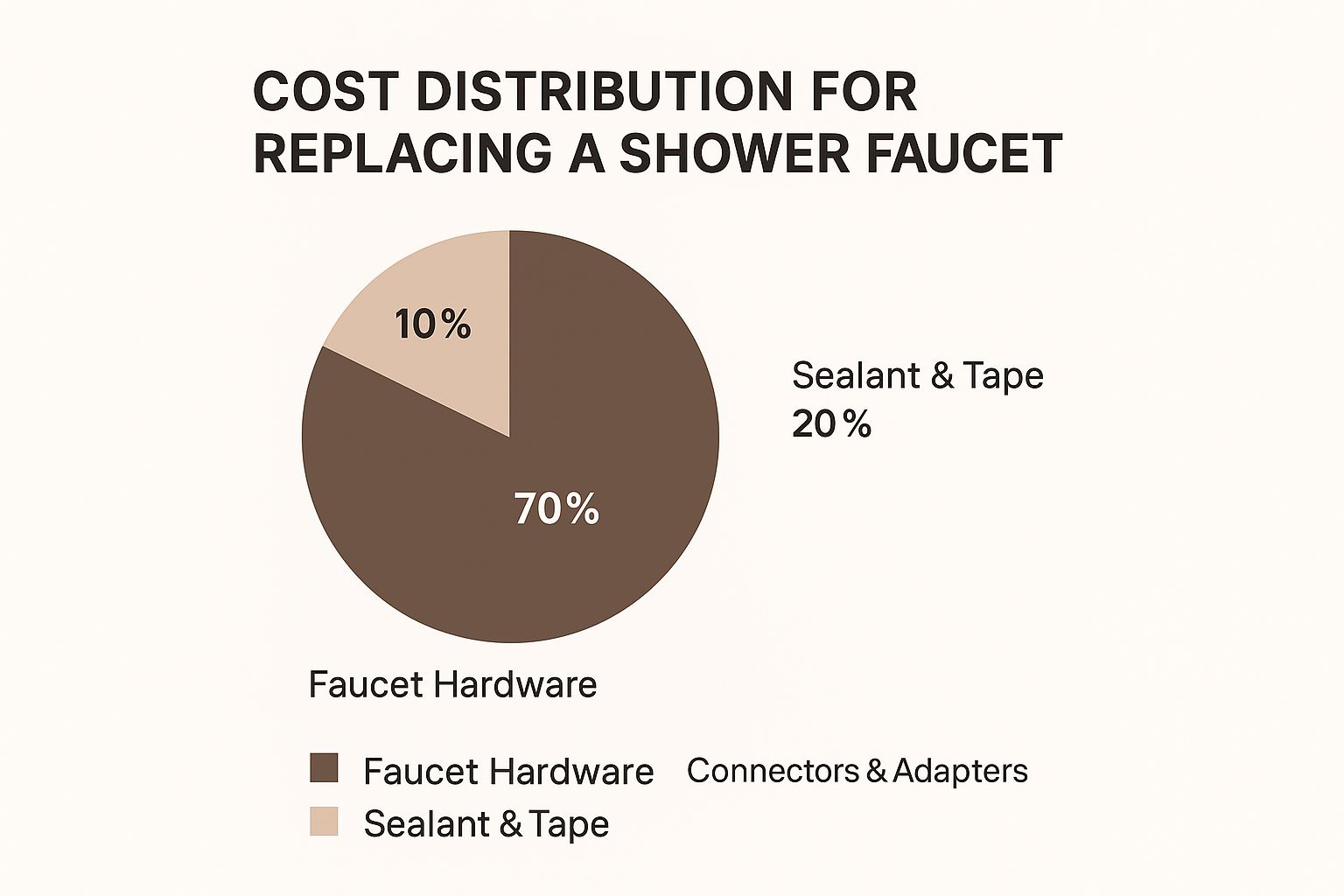 Infographic about replace shower faucet