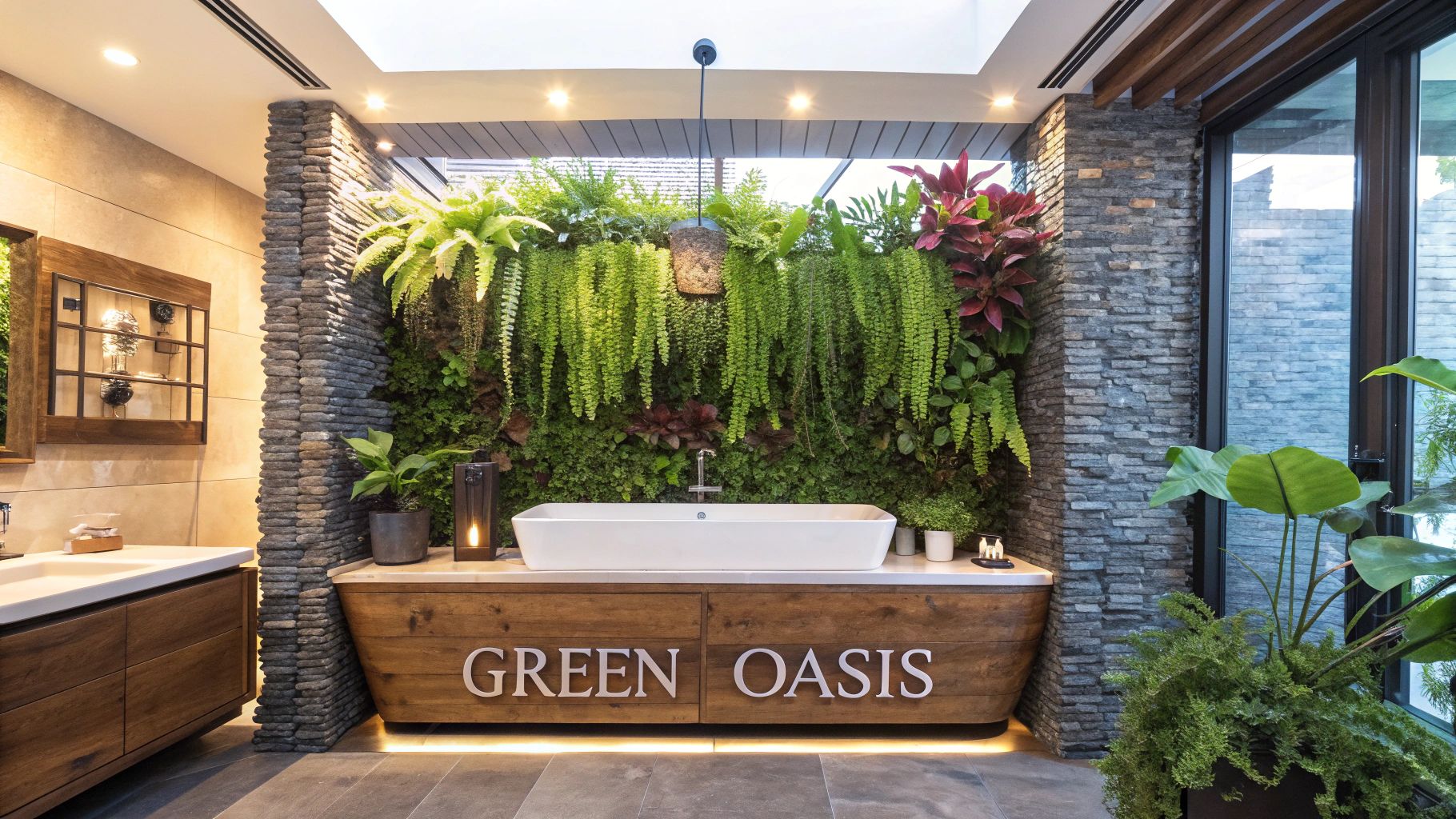 Floating Vanities with Integrated Lighting