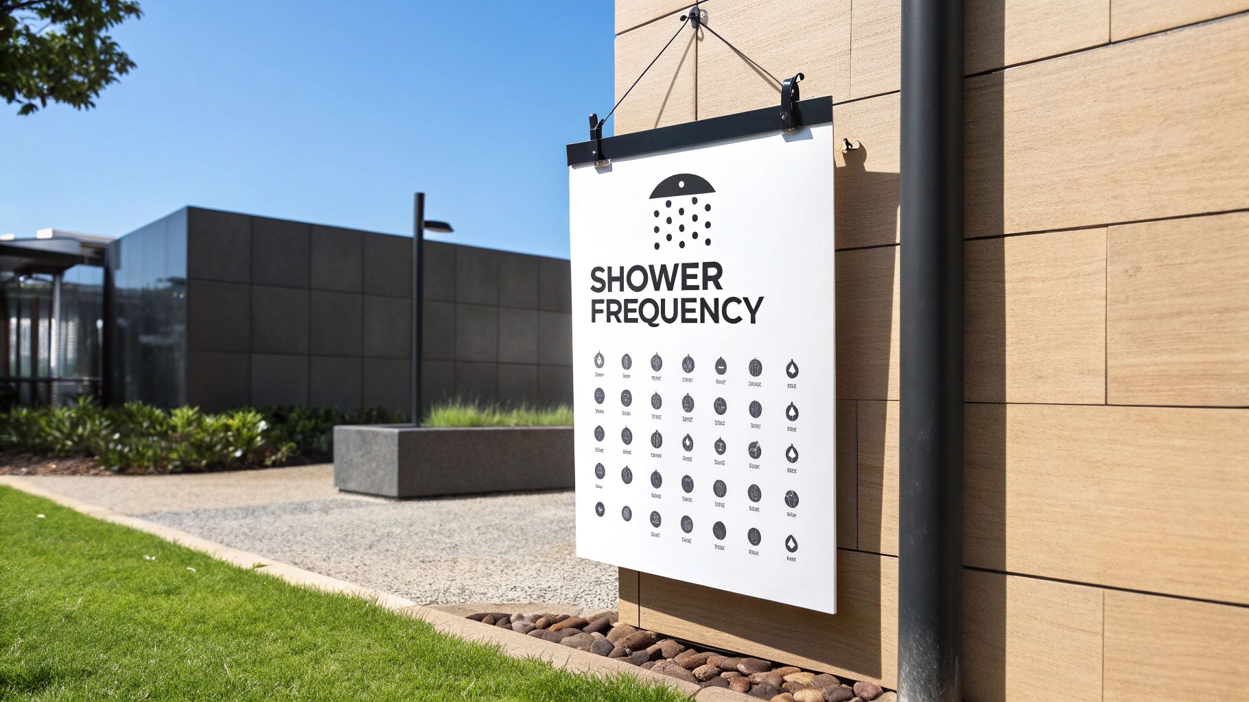 A luxurious CRANACH shower system installed in a modern, well-lit bathroom.