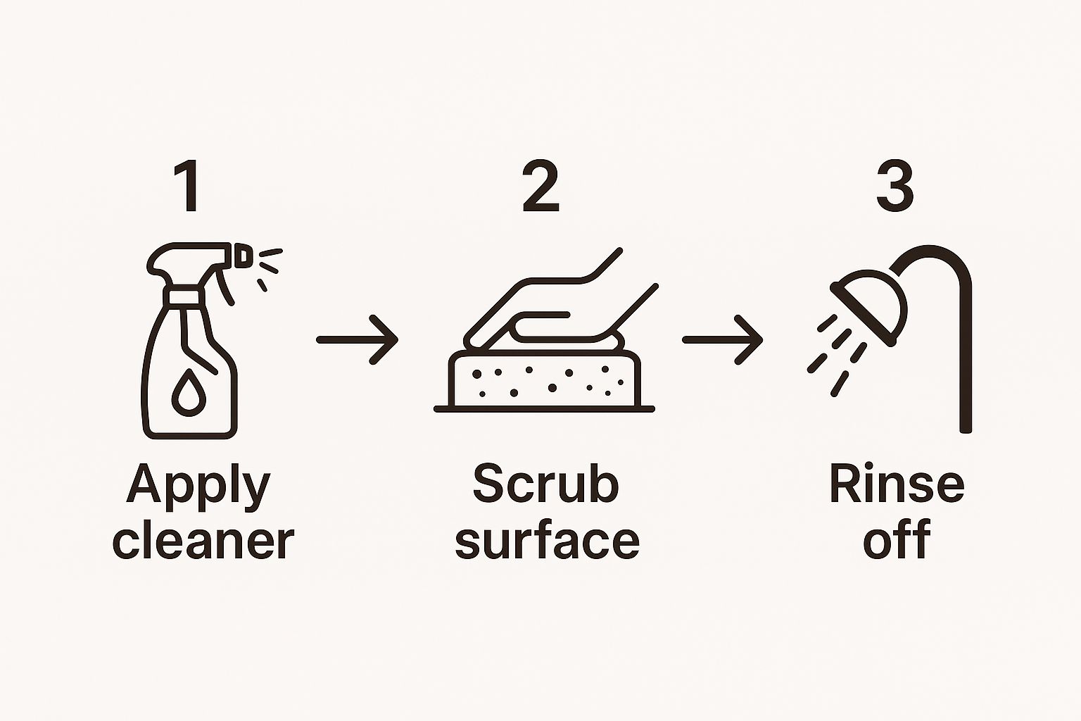 Screenshot of the CRANACH Rugen shower set, highlighting its sleek and easy-to-clean design.