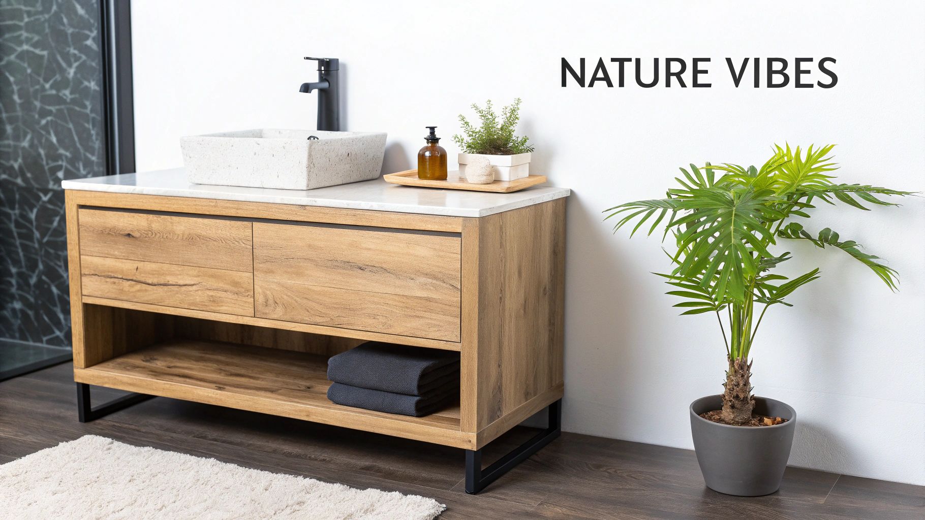 Sage Green and Natural Wood