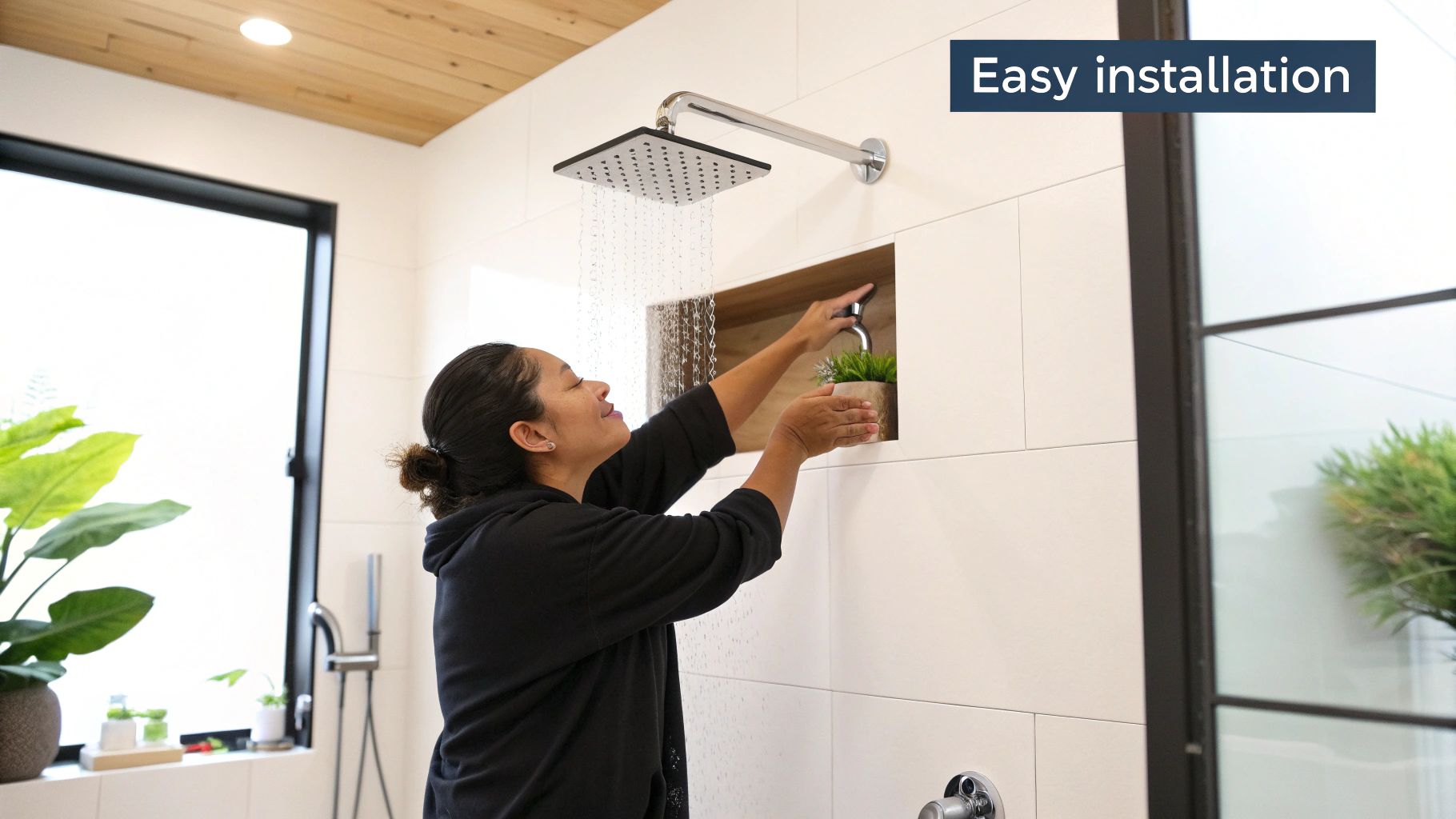 A collection of sleek, modern single hole faucets in various finishes.