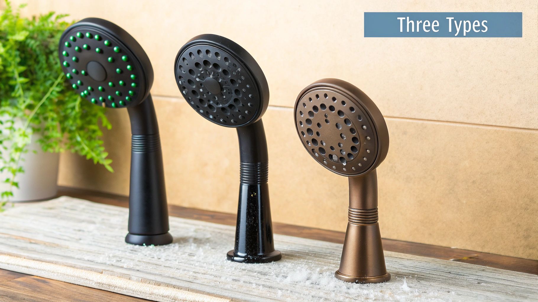 Choosing a low flow shower head