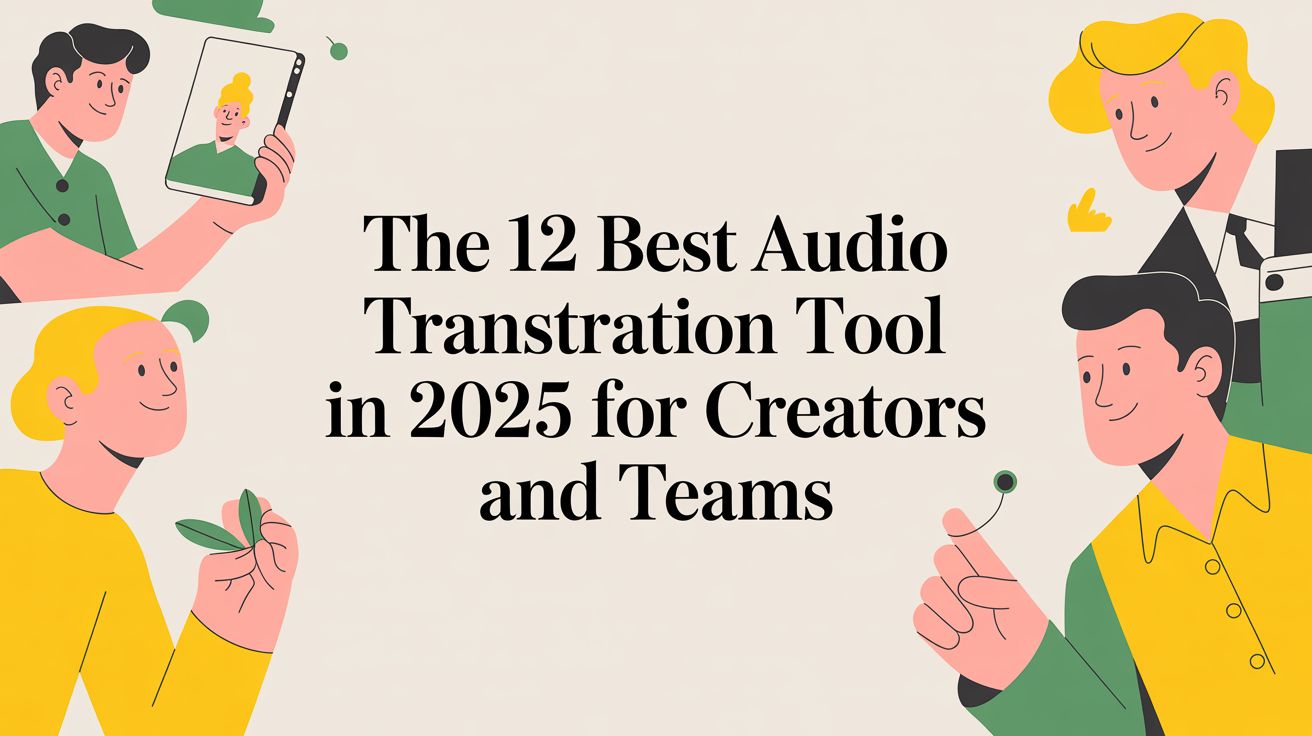 The 12 Best Audio Translation Tool in 2025 for Creators and Teams