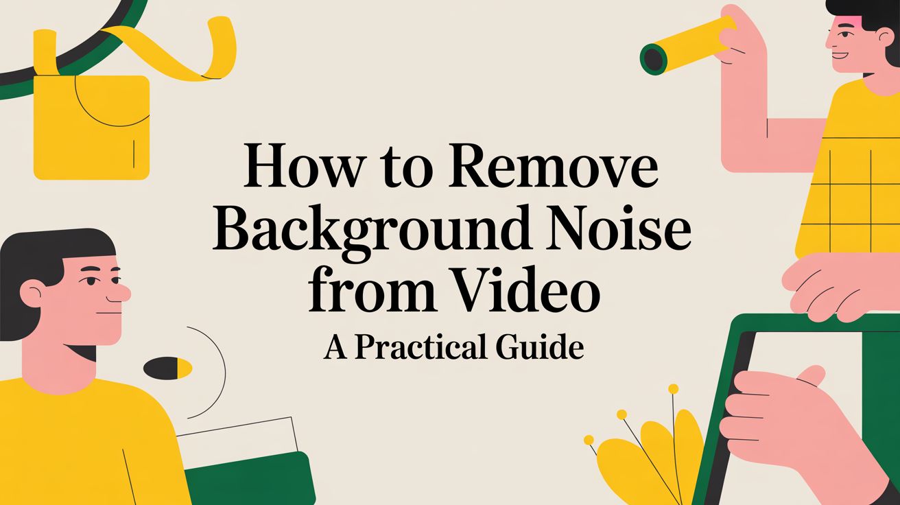 How to Remove Background Noise From Video: A Practical Guide