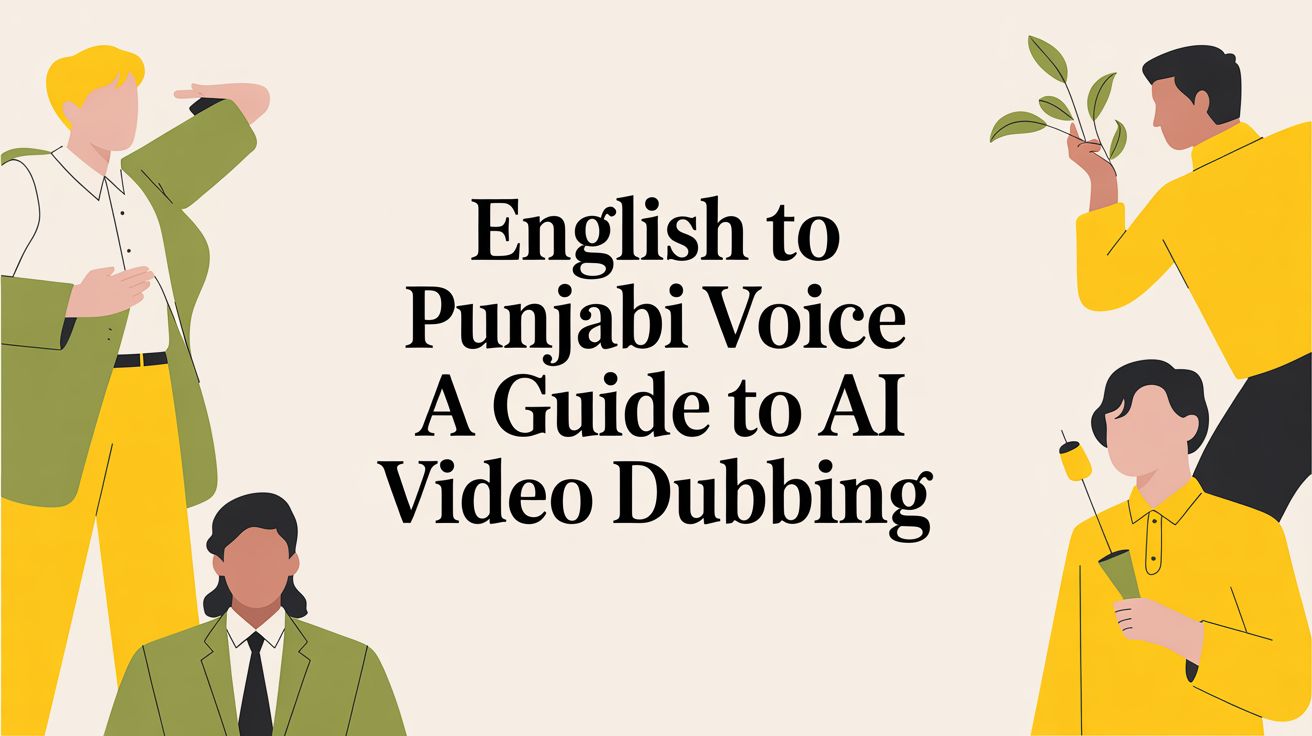 English to Punjabi Voice: A Guide to AI Video Dubbing