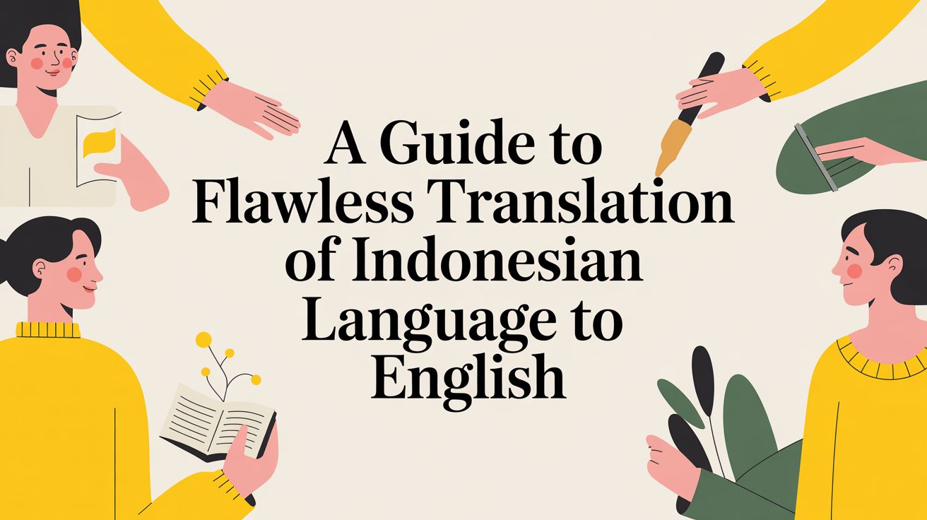 A Guide to Flawless Translation of Indonesian Language to English