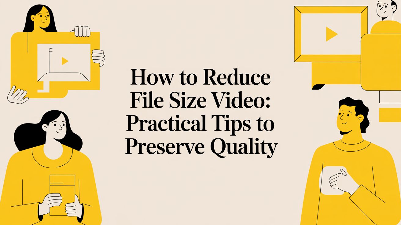 How to Reduce File Size Video: Practical Tips to Preserve Quality