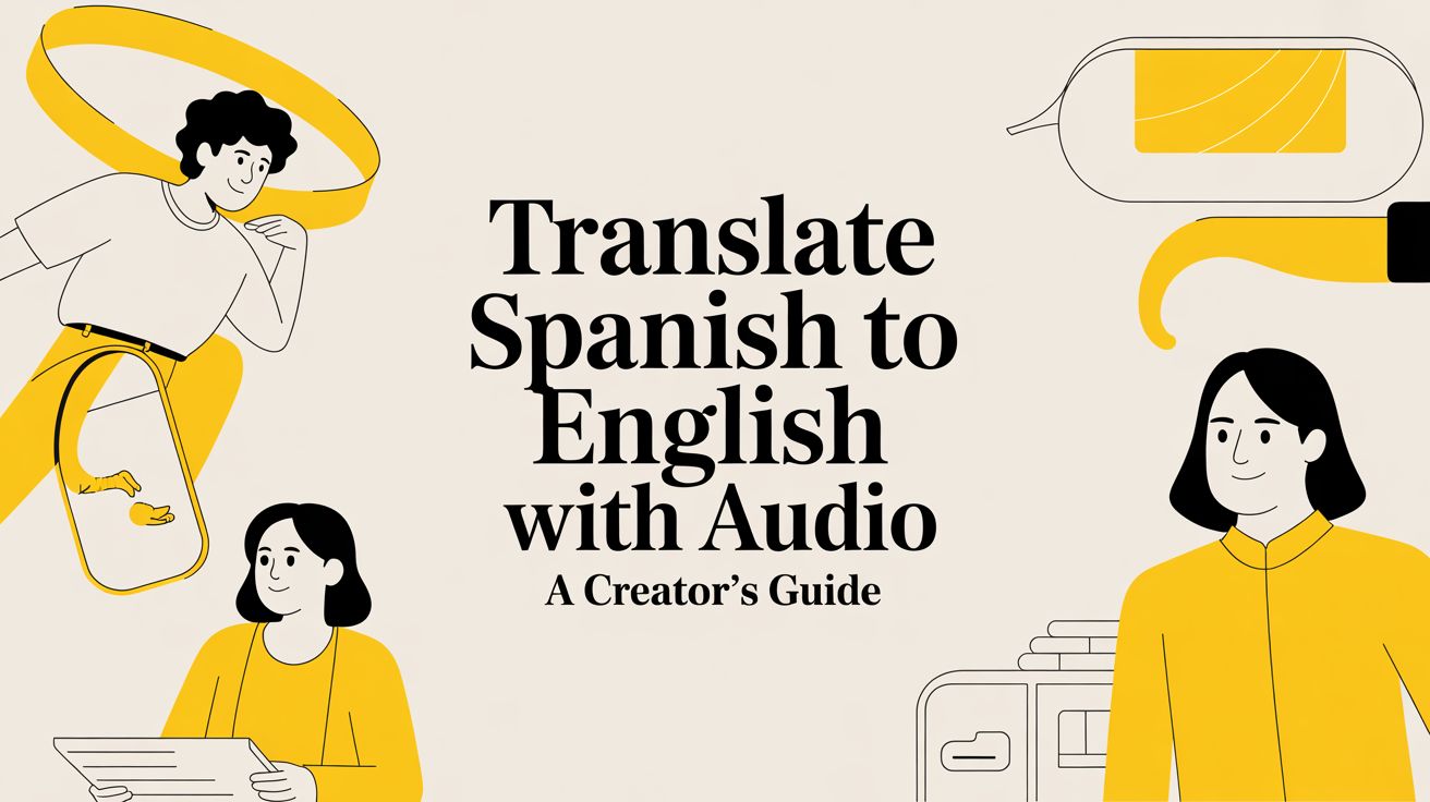 Translate Spanish To English With Audio: A Creator's Guide