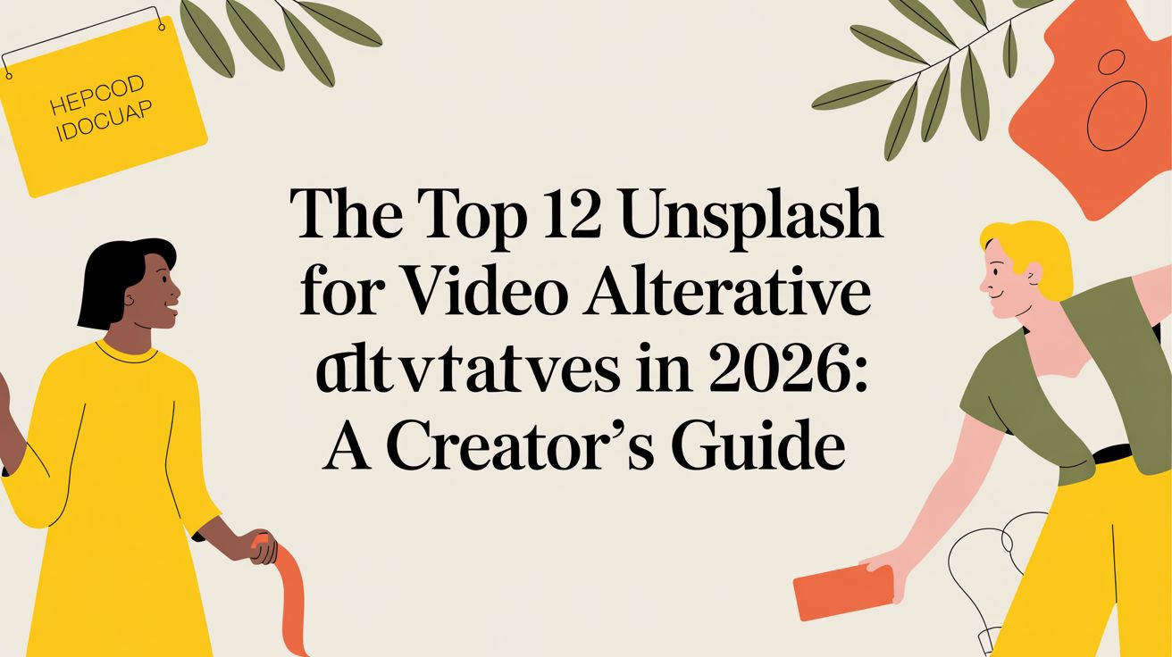The Top 12 Unsplash for Video Alternatives in 2026: A Creator's Guide