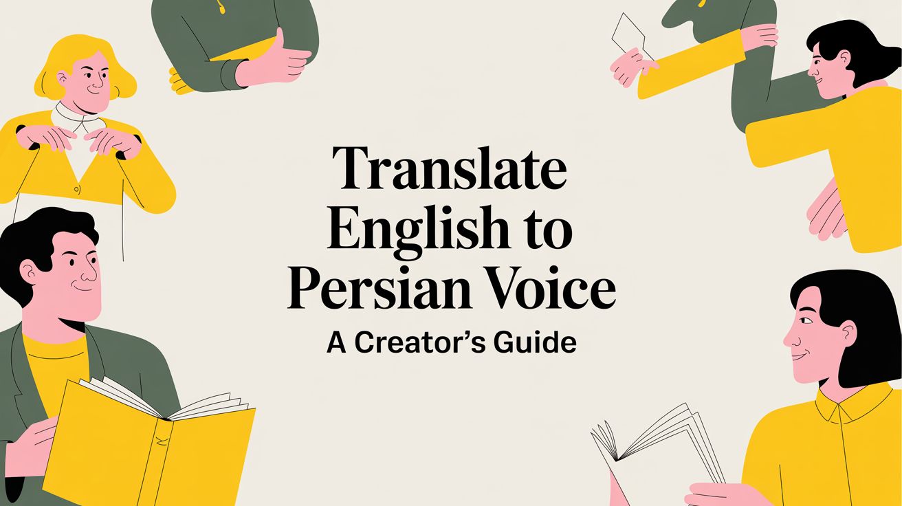 Translate English To Persian Voice A Creator's Guide