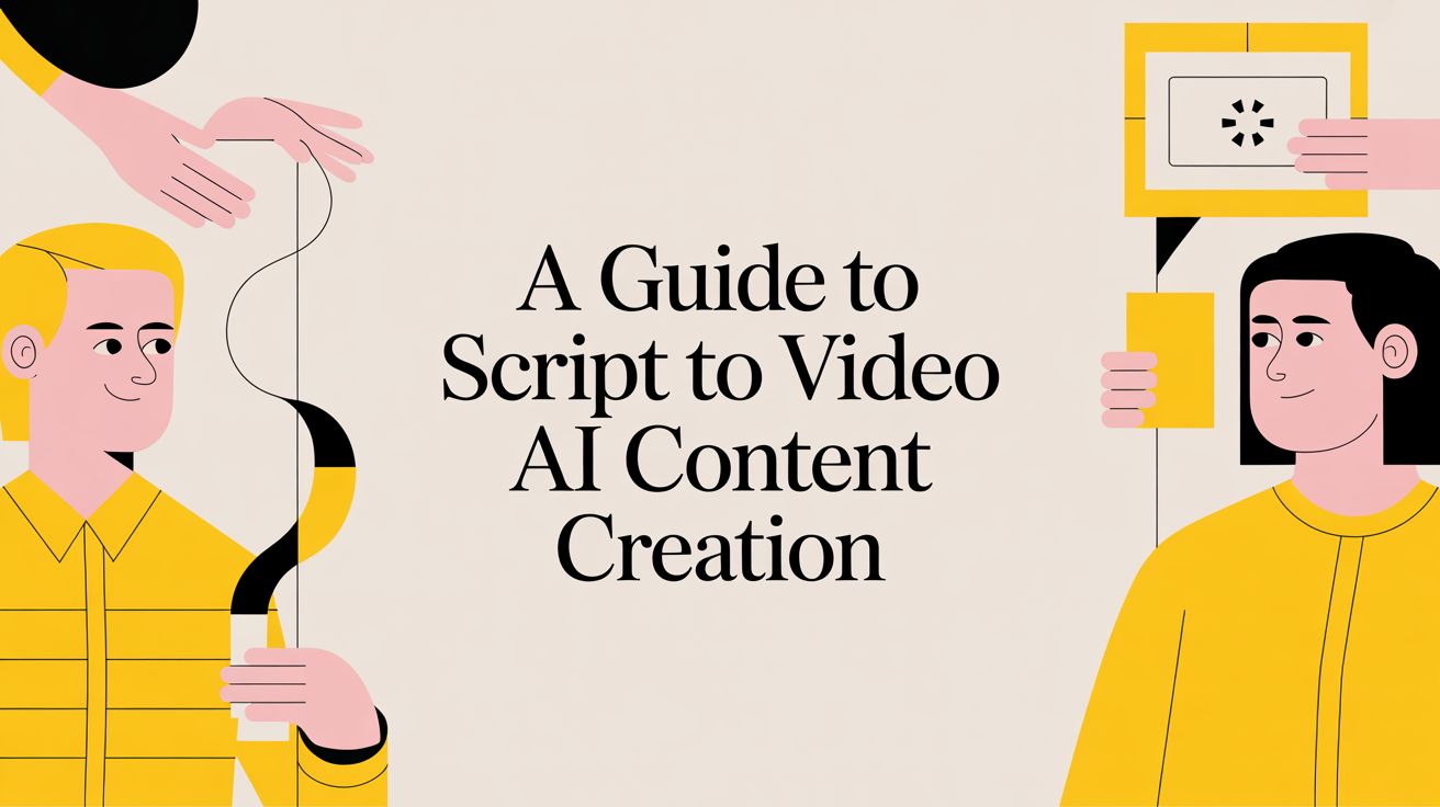 A Guide to Script to Video AI Content Creation