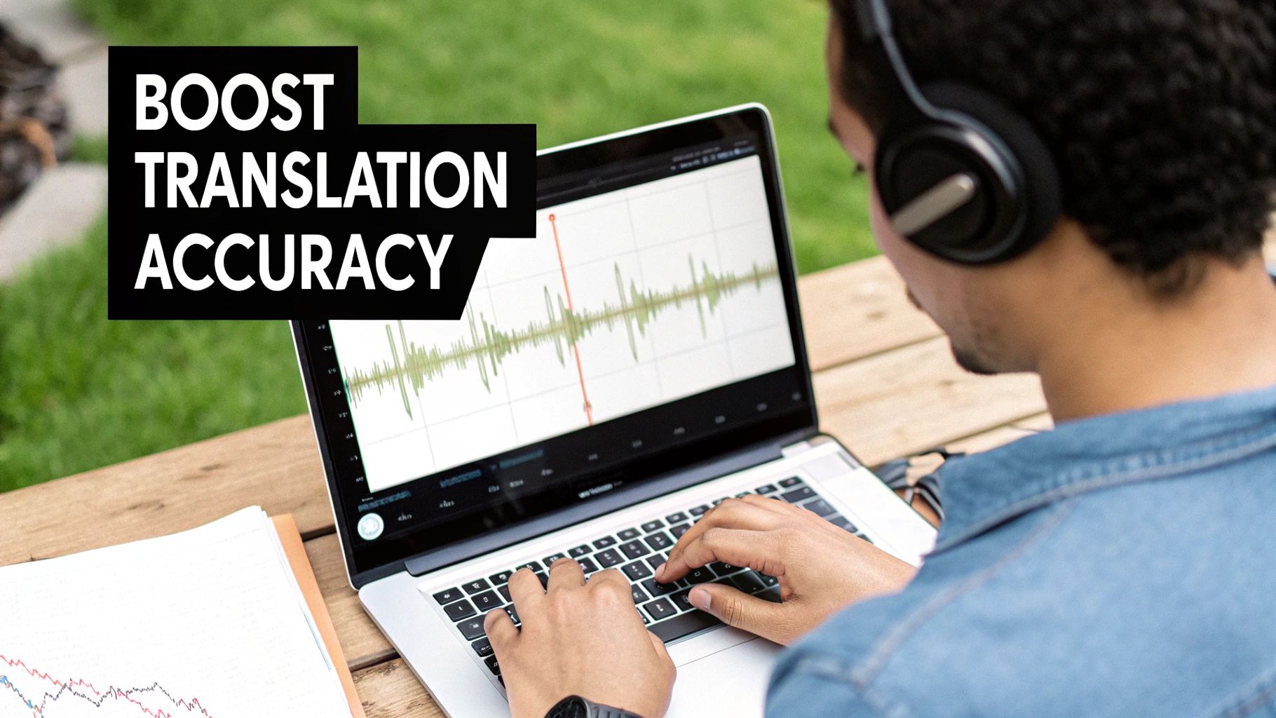 A screenshot of the Audacity audio editing software interface, showing waveforms and editing tools.