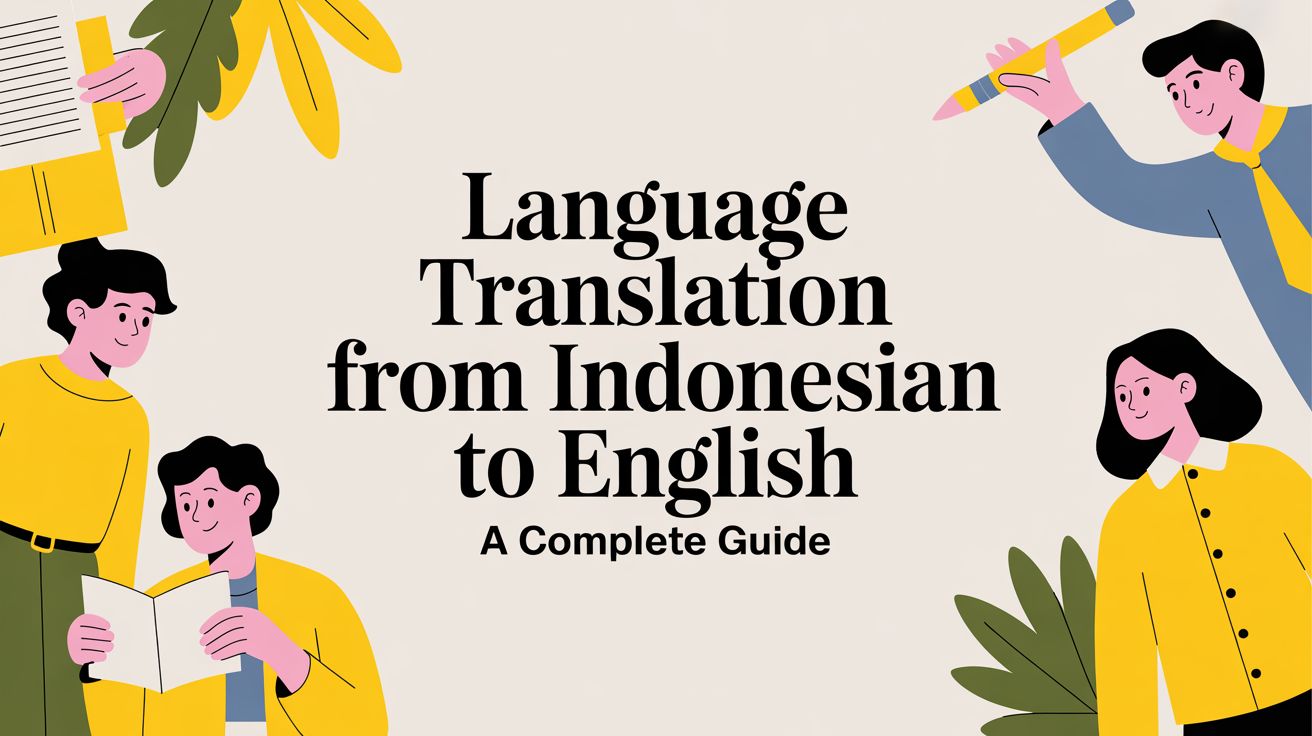 Language Translation From Indonesian To English A Complete Guide