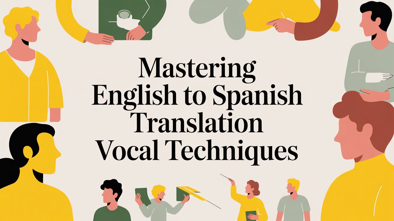 Mastering English To Spanish Translation Vocal Techniques