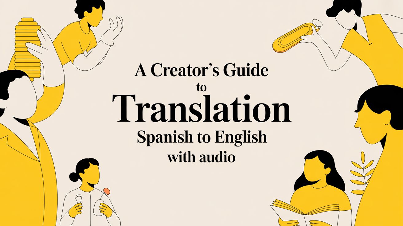 A Creator's Guide to Translation Spanish to English with Audio