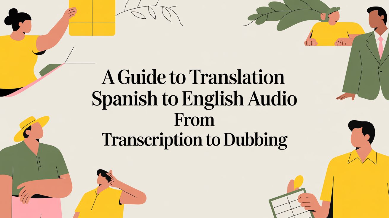 A Guide to Translation Spanish to English Audio: From Transcription to Dubbing