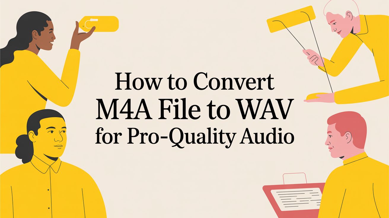 How to Convert M4A File to WAV for Pro-Quality Audio