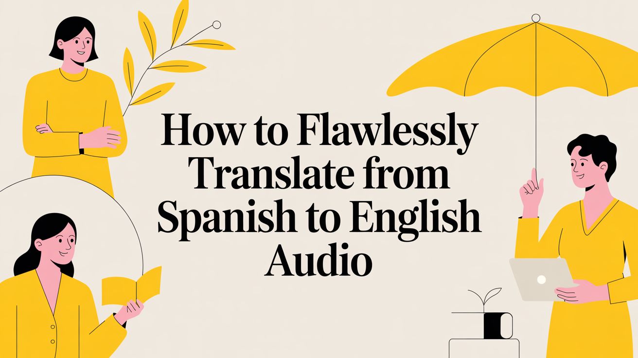 How to Flawlessly Translate From Spanish to English Audio