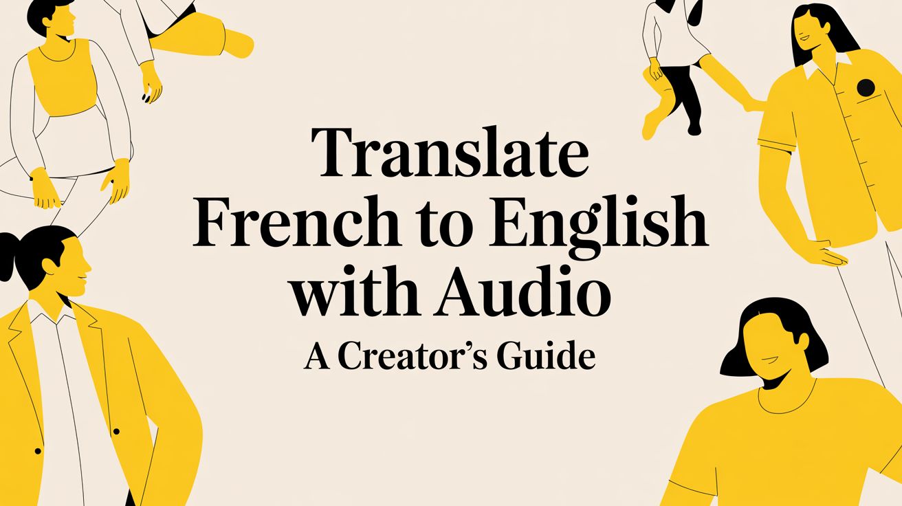 Translate French To English With Audio: A Creator's Guide