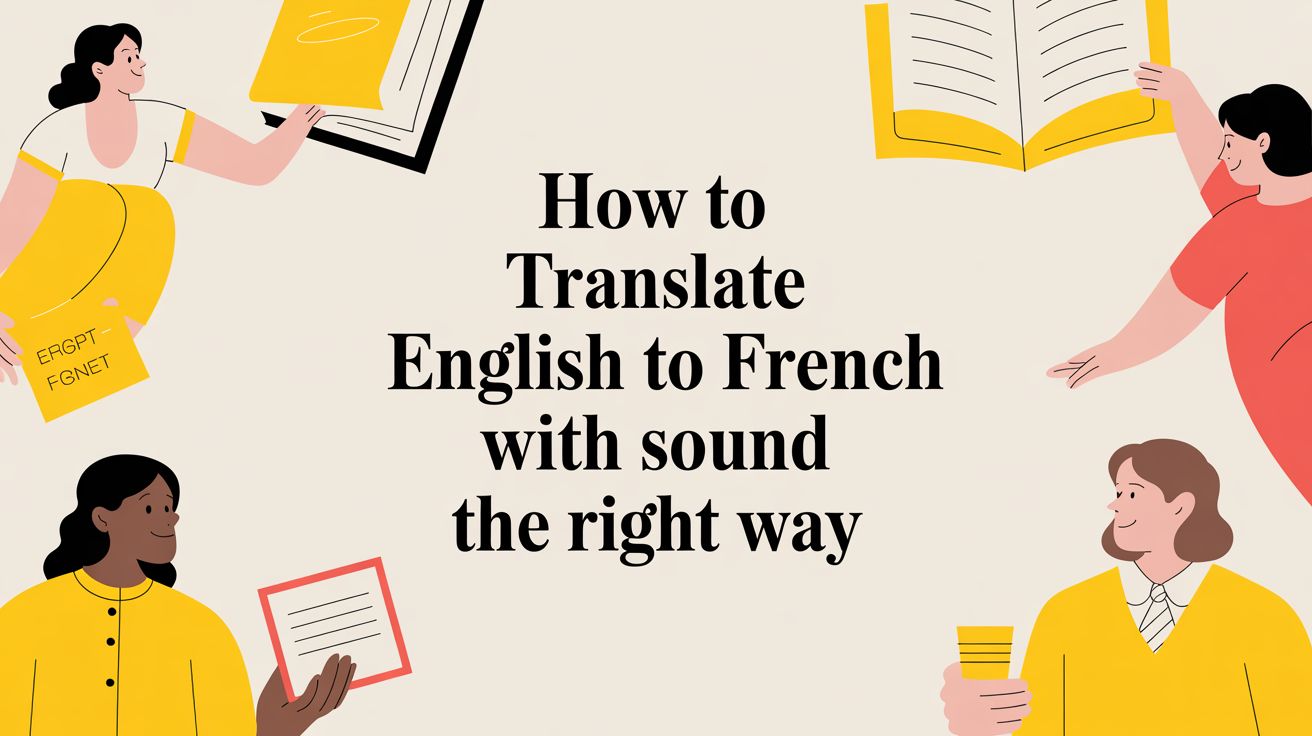How to Translate English to French with Sound The Right Way