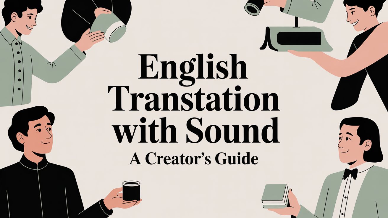 English Translation With Sound A Creator's Guide