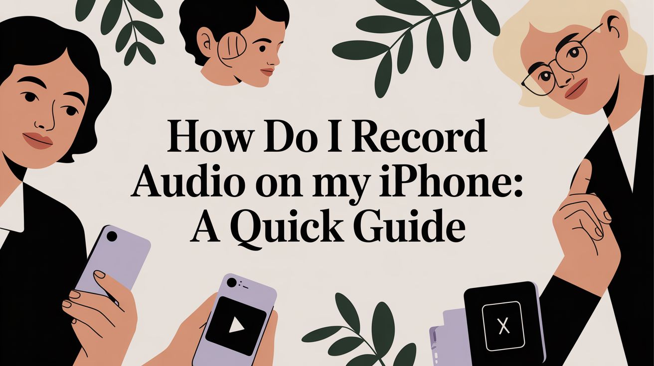 How Do I Record Audio on My iPhone: A Quick Guide