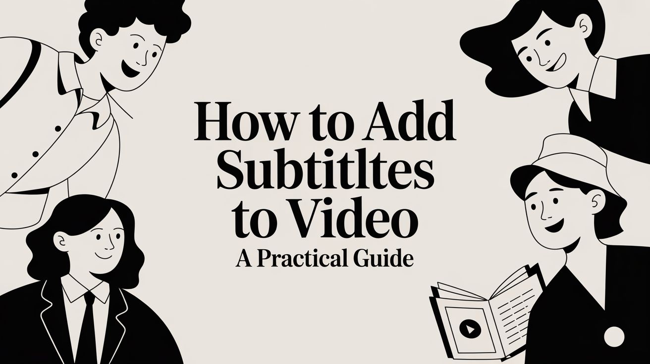 How to Add Subtitles to Video A Practical Guide