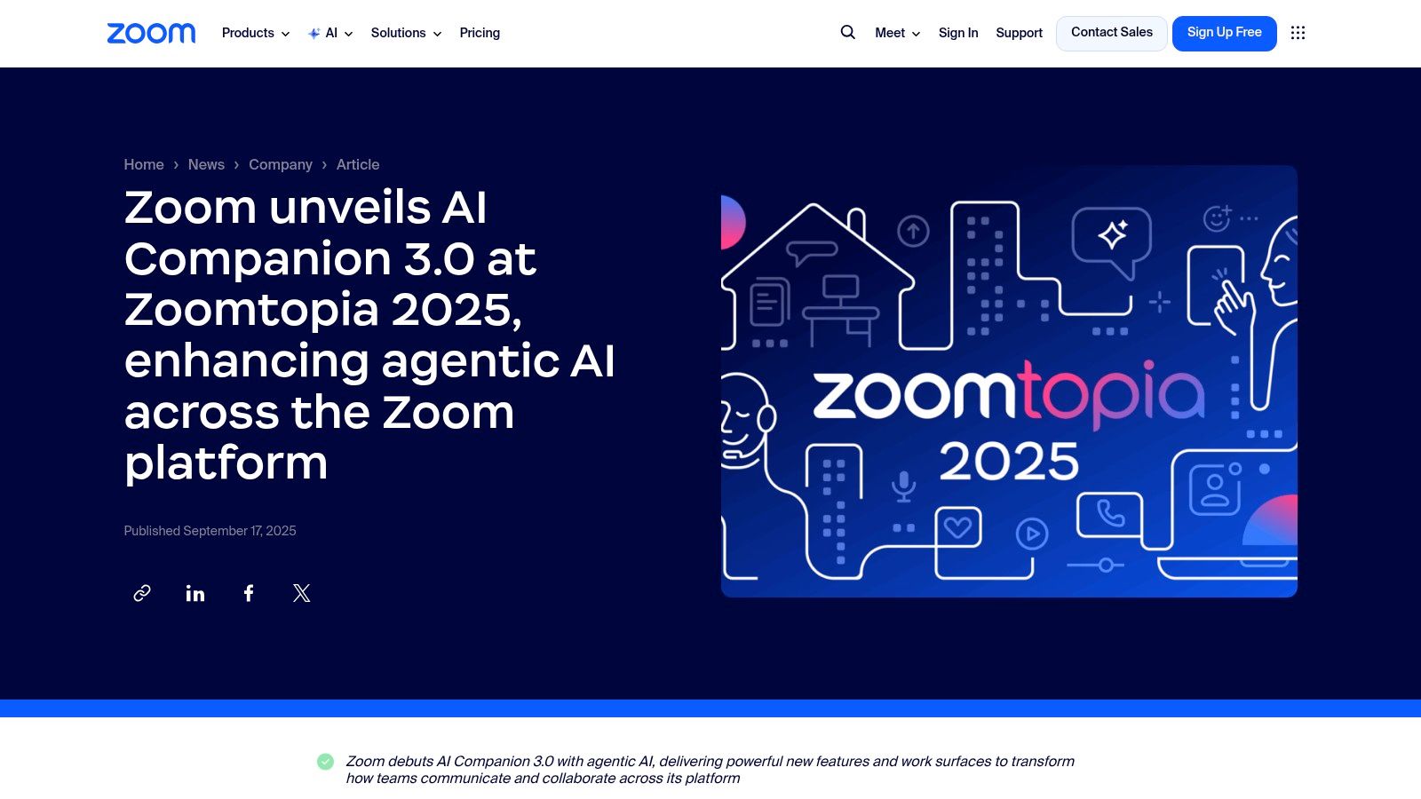 Zoom AI Companion (Zoom Workplace)
