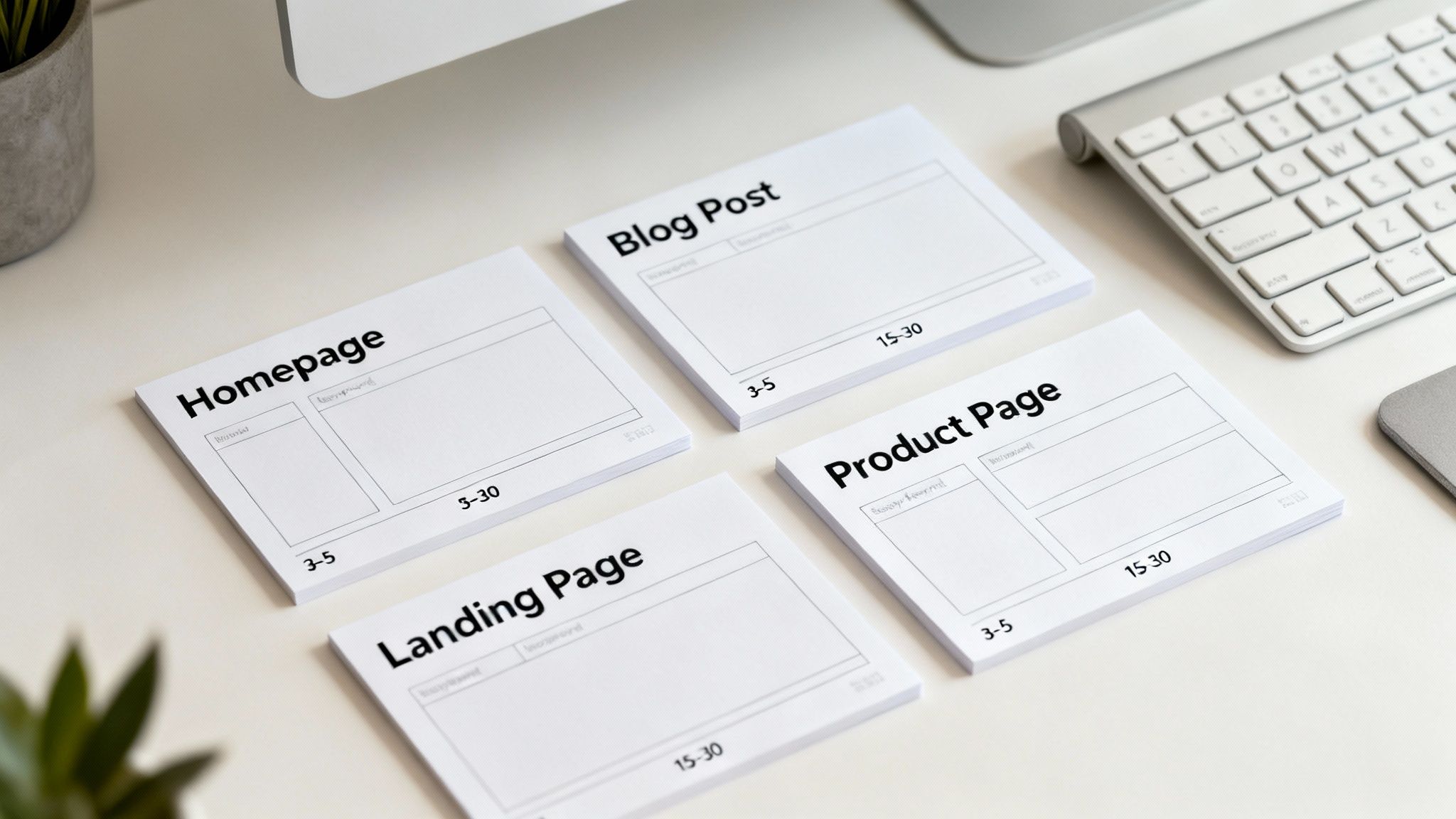 An image of a red warning sign with an exclamation mark, symbolizing the keyword stuffing penalty to be avoided.