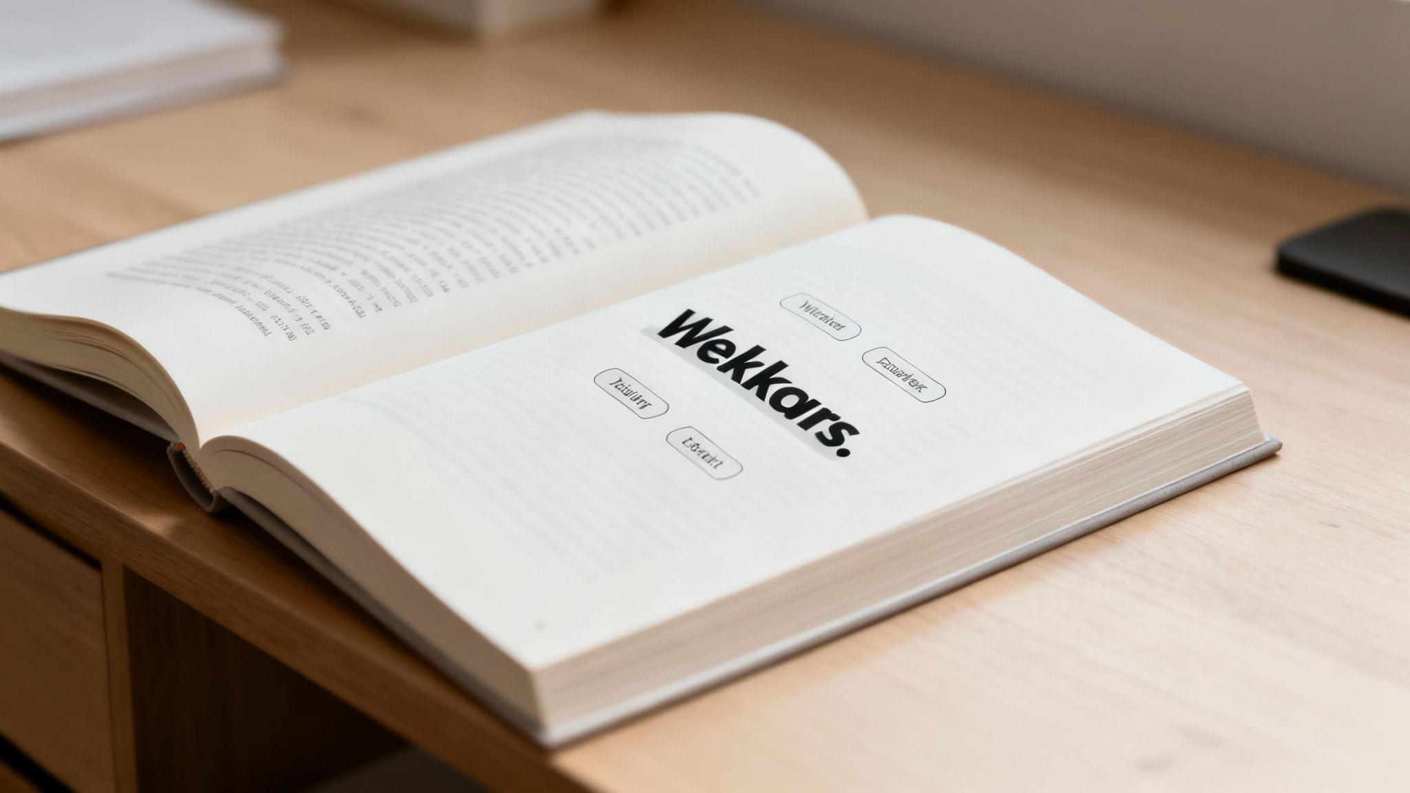 A magnifying glass focusing on the word 'keyword' on a digital screen, symbolizing SEO analysis.