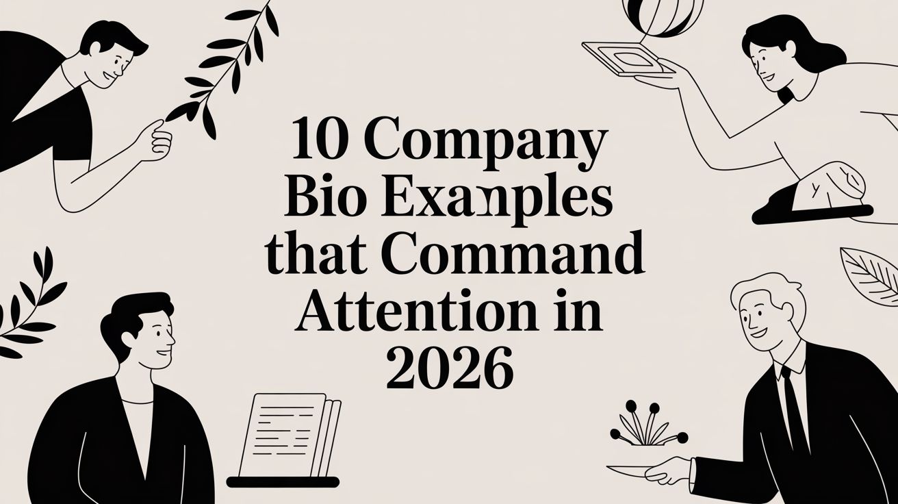 10 Company Bio Examples That Command Attention in 2026