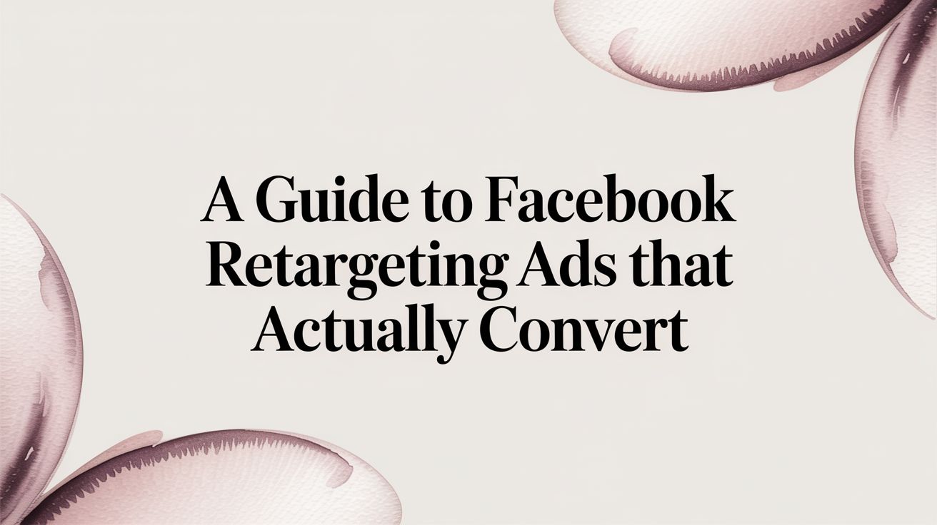 A Guide to Facebook Retargeting Ads That Actually Convert | AdStellar